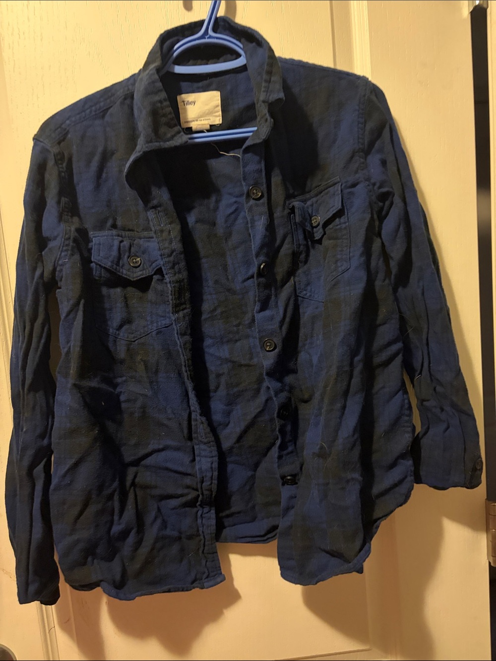 Talley Blue Plaid Women's Jean Jacket